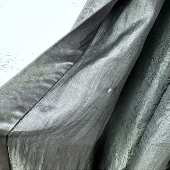 VINTAGE 100% Silk Embroidered Dragon Bird Kimono Robe Unisex - Picture 14 of 16